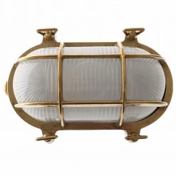 Weems & Plath Weems & Plath Foresti Oval Brass Bulkhead Light