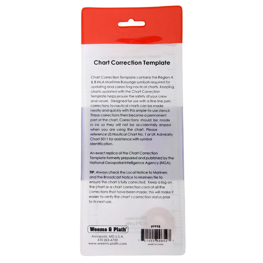 Weems & Plath Weems & Plath Chart Correction Template 2 Weems & Plath Weems & Plath Chart Correction Template - Image 2