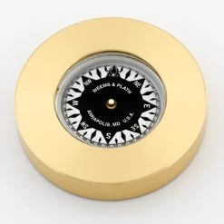 Weems & Plath Weems & Plath Brass Compass Chart Weight