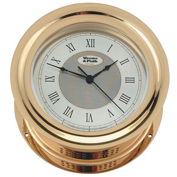 Weems & Plath Weems & Plath Anniversary Quartz Ship Bell Clock 1 Weems & Plath Weems & Plath Anniversary Quartz Ship Bell Clock