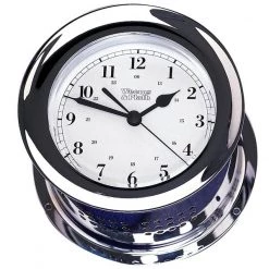 Weems & Plath Weems & Plath Chrome Plated Atlantis Quartz Clock
