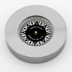 Weems & Plath Weems & Plath Nickel Plated Compass Chart Weight
