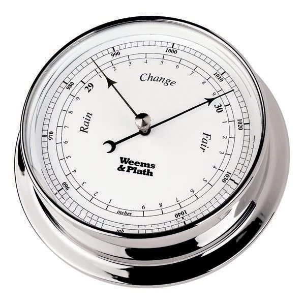 Weems & Plath Weems & Plath Chrome Endurance 125 Barometer 1 Weems & Plath Weems & Plath Chrome Endurance 125 Barometer