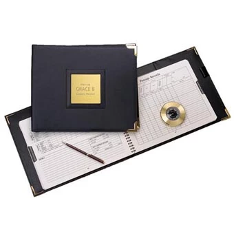 Weems & Plath Weems & Plath Elegant Log Book Cover 1 Weems & Plath Weems & Plath Elegant Log Book Cover