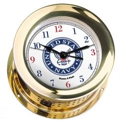 Weems & Plath Weems & Plath U.S. Navy Atlantis Quartz Clock #9 Emblem