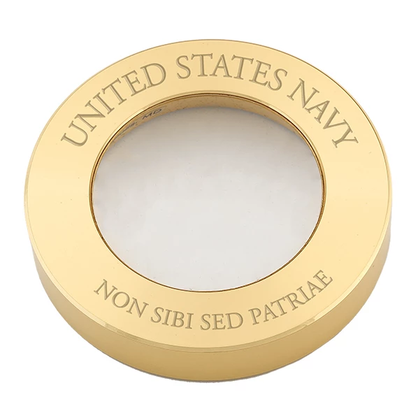 Weems & Plath Weems & Plath U.S. Navy Brass Magnifier Chart Weight - Non Sibi Sed Patriae 1 Weems & Plath Weems & Plath U.S. Navy Brass Magnifier Chart Weight - Non Sibi Sed Patriae