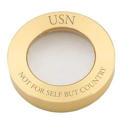 Weems & Plath Weems & Plath U.S. Navy Brass Magnifier Chart Weight - Not For Self But For Country