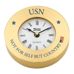 Weems & Plath Weems & Plath U.S. Navy Brass Clock Chart Weight - Not For Self But For Country