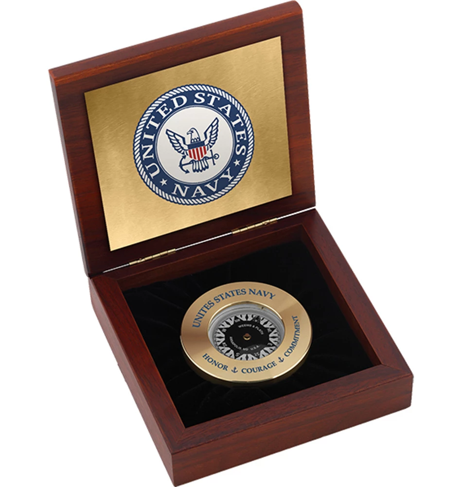 Weems & Plath Weems & Plath U.S. Navy Elegant Wooden Chart Weight Box #9 Emblem 1 Weems & Plath Weems & Plath U.S. Navy Elegant Wooden Chart Weight Box #9 Emblem